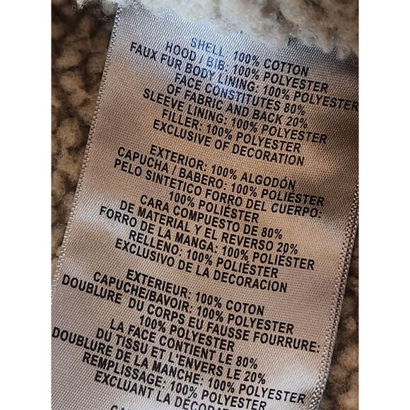 Levi's Washed Cotton Hooded Military Jacket – Men's Size Large Brown - Picture 6 of 8